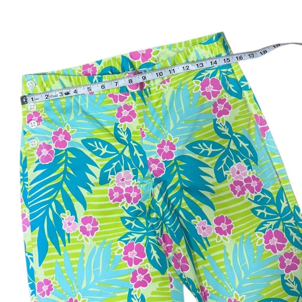 Lilly Pulitzer Amelia Cuffed Pants with White Label - Size 4. - Picture 2 of 6